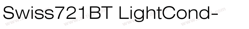 Swiss721BT LightCond字体转换